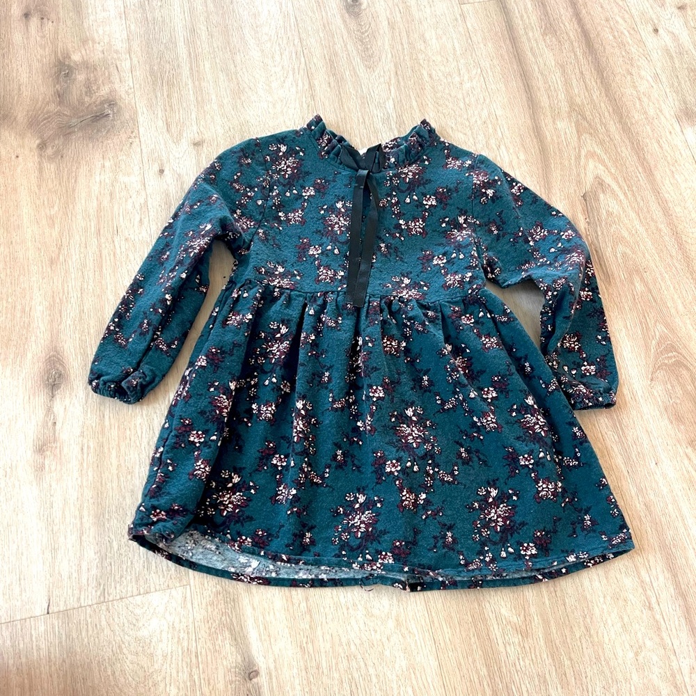 Long sleeve flower dress